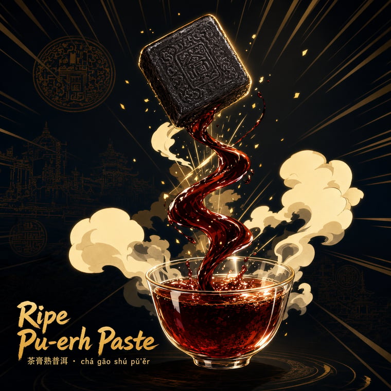 The design — Ripe Pu-erh Paste