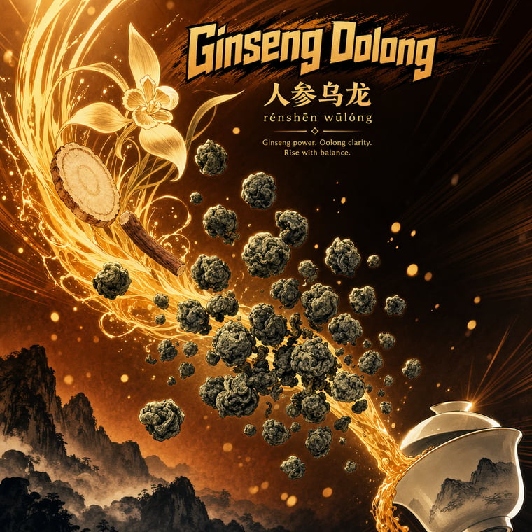 The design — Ginseng Oolong