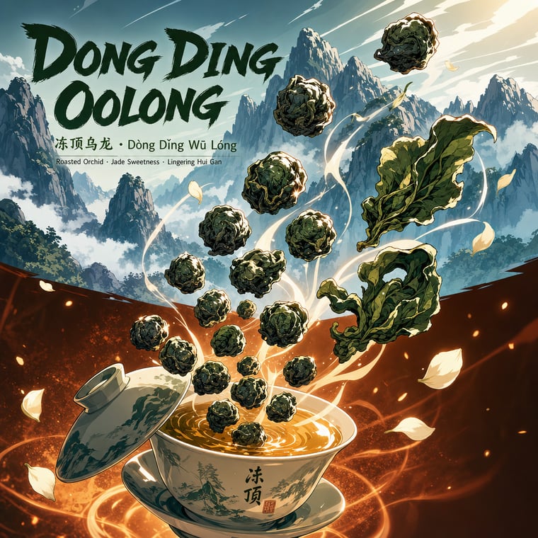 The design — Dòng Dǐng Oolong