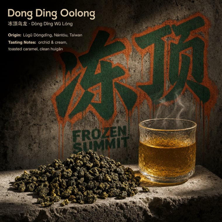 The design — Dòng Dǐng Oolong