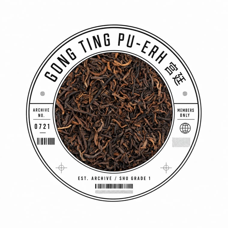 The design — Gong Ting Pu-erh