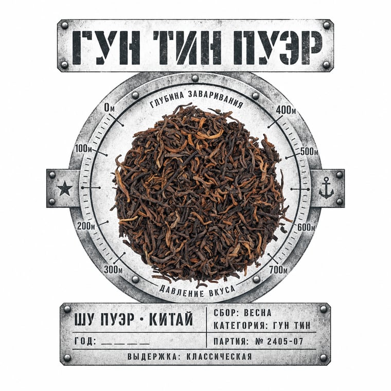 The design — Gong Ting Pu-erh