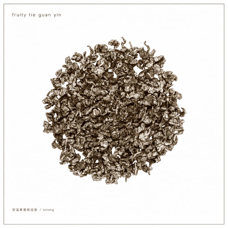 The design — Fruity Tie Guan Yin