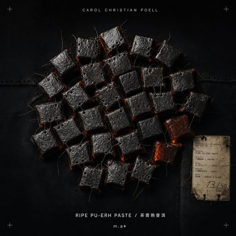 The design — Ripe Pu-erh Paste