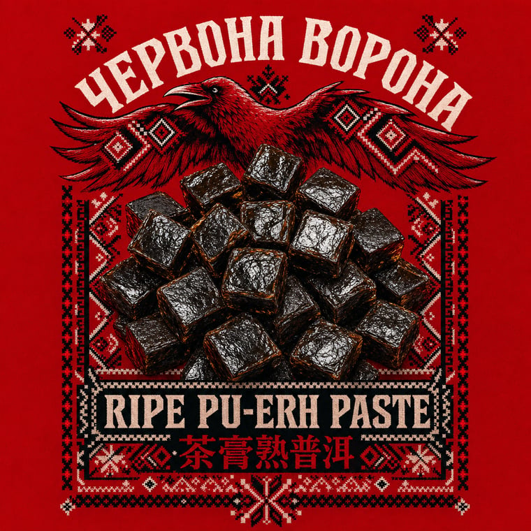 The design — Ripe Pu-erh Paste