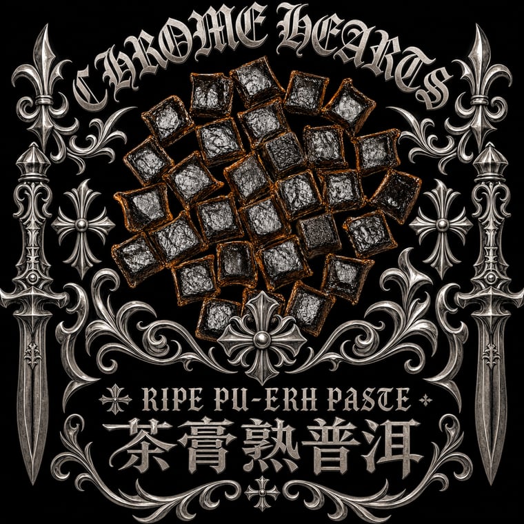 The design — Ripe Pu-erh Paste