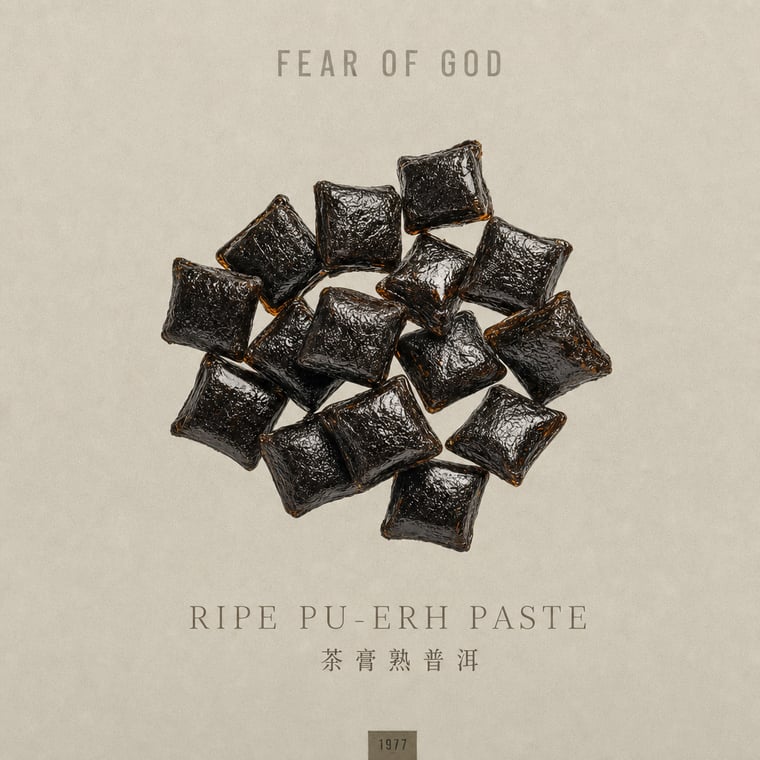 The design — Ripe Pu-erh Paste