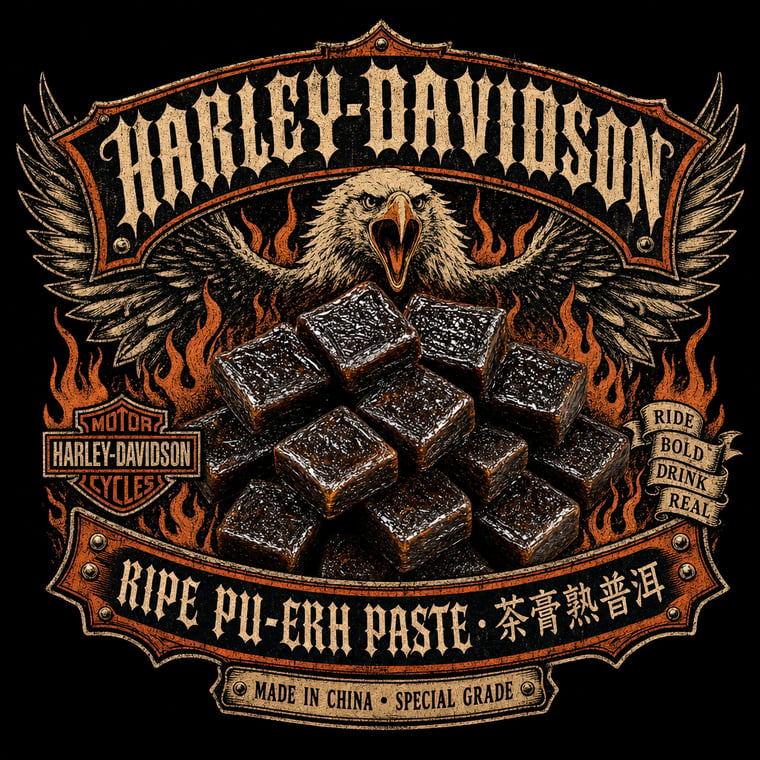 The design — Ripe Pu-erh Paste
