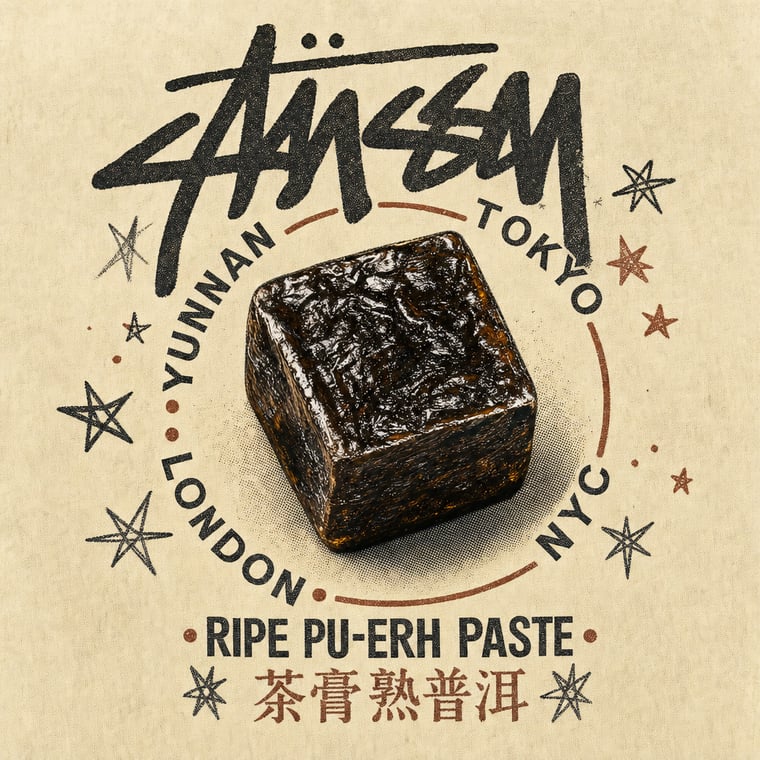 The design — Ripe Pu-erh Paste