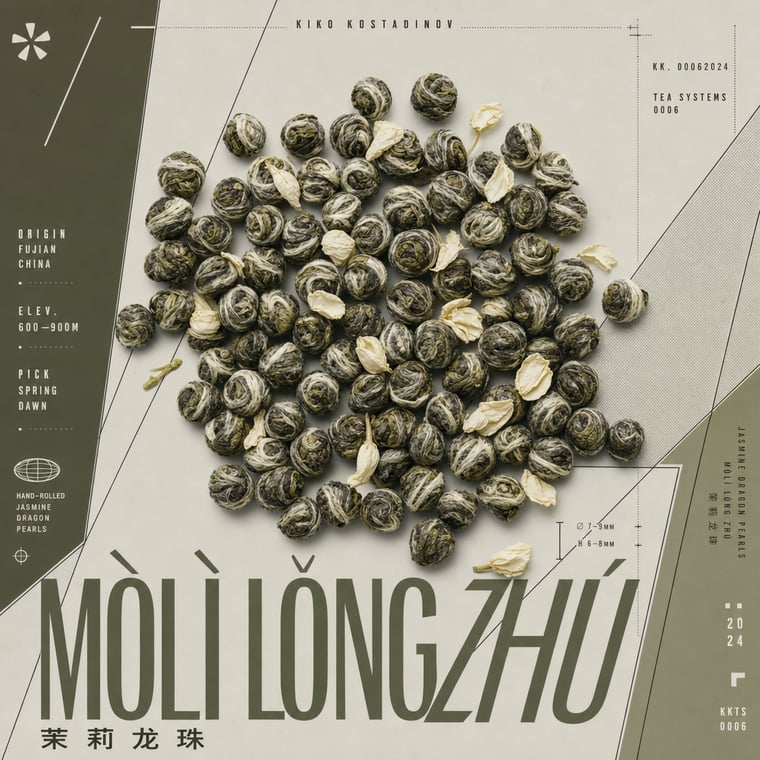 The design — Mòlì Lǒng Zhú