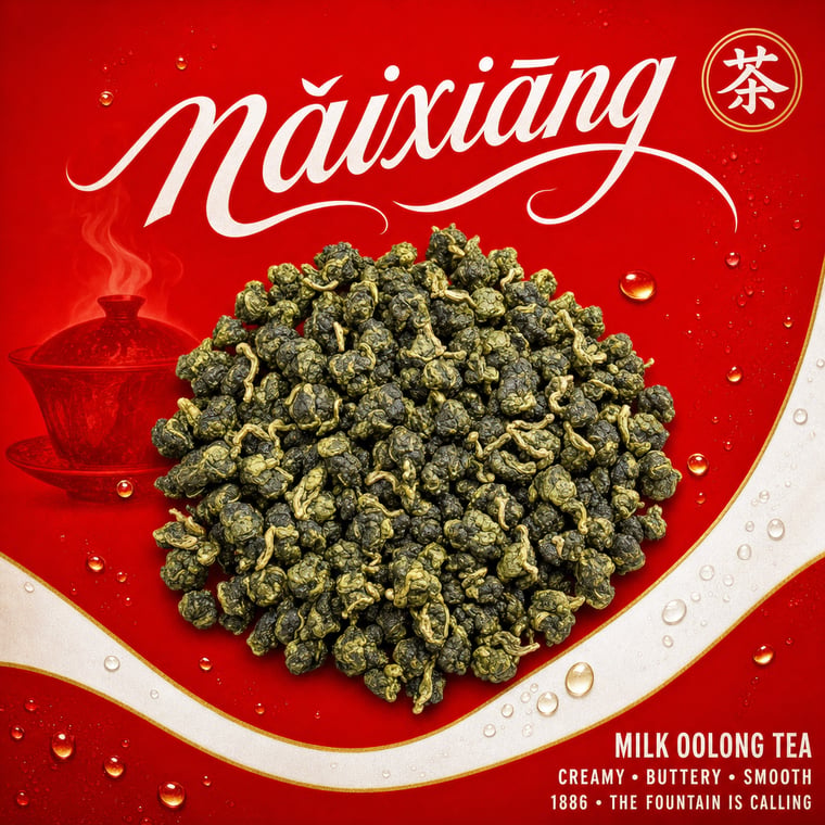 The design — Nǎi Xiāng Oolong