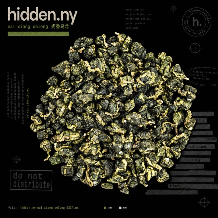 The design — Nǎi Xiāng Oolong