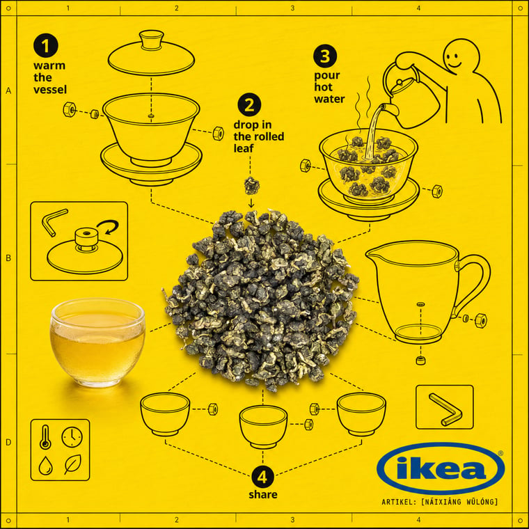 The design — Nǎi Xiāng Oolong