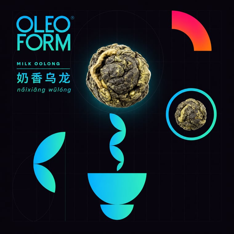 The design — Nǎi Xiāng Oolong