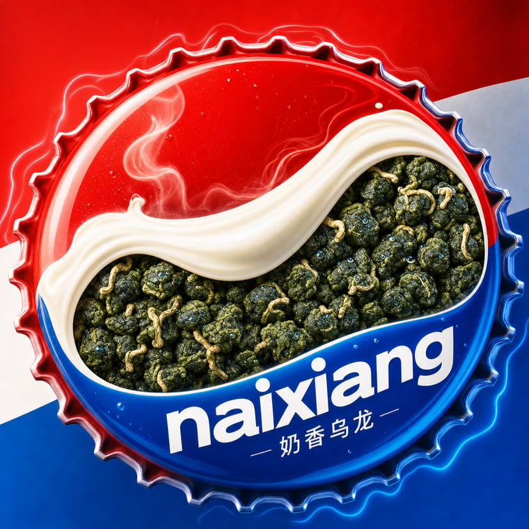The design — Nǎi Xiāng Oolong