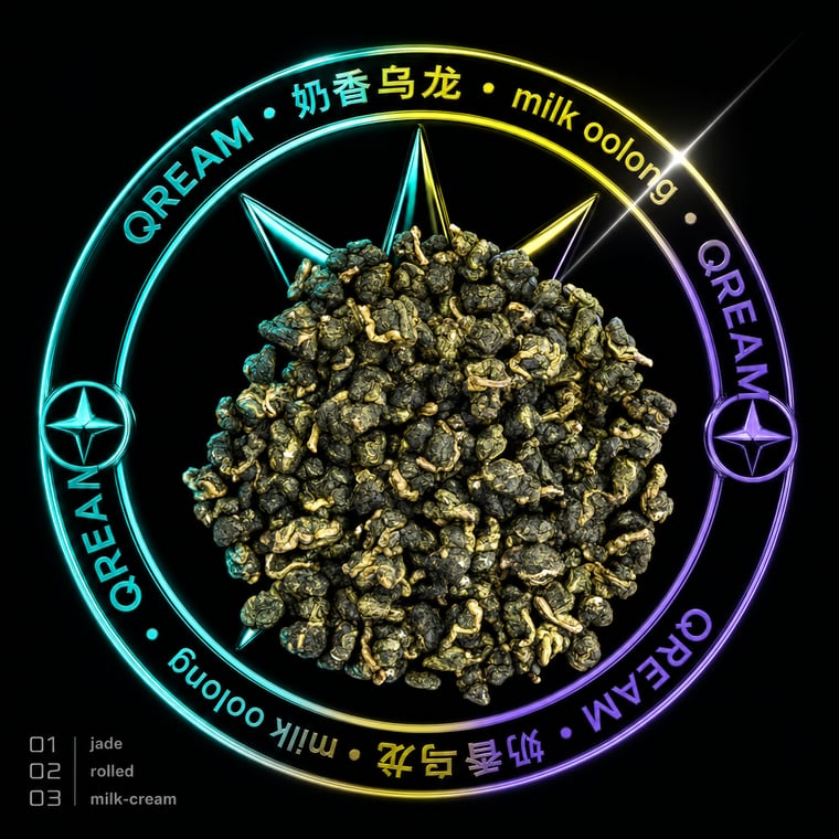 The design — Nǎi Xiāng Oolong