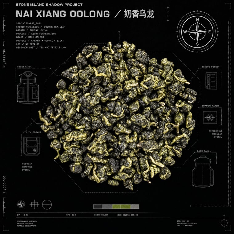 The design — Nǎi Xiāng Oolong