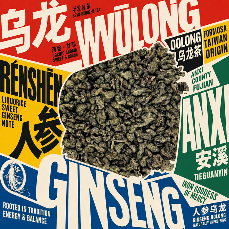 The design — Ginseng Oolong