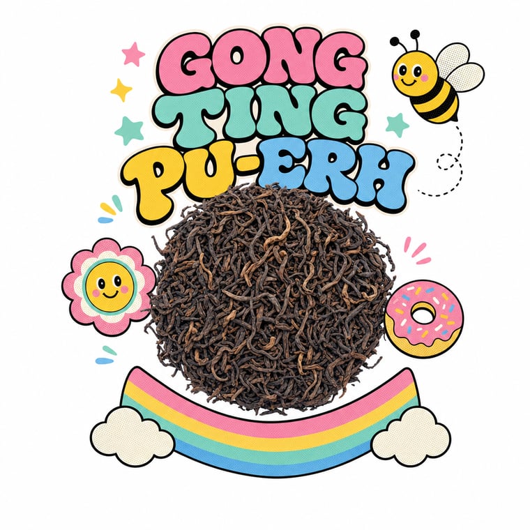 The design — Gong Ting Pu-erh