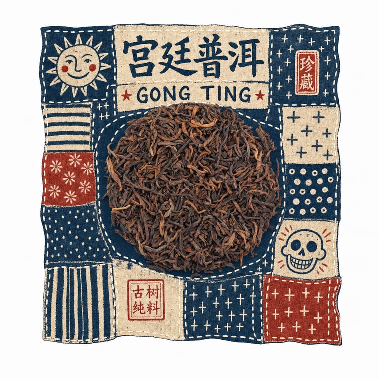 The design — Gong Ting Pu-erh