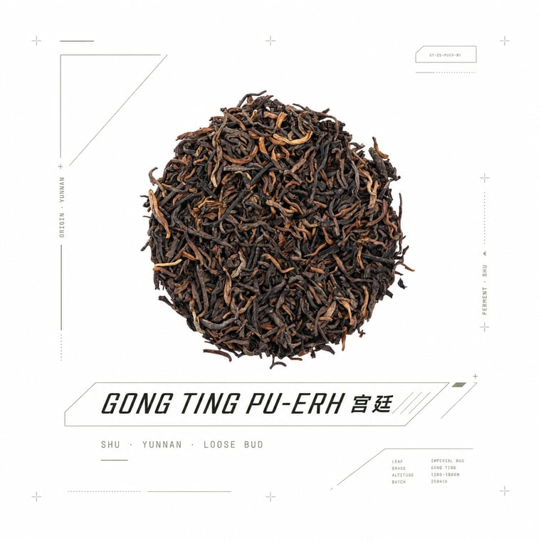 The design — Gong Ting Pu-erh