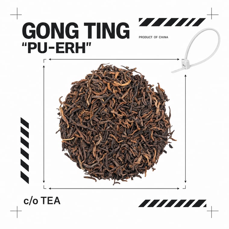 The design — Gong Ting Pu-erh