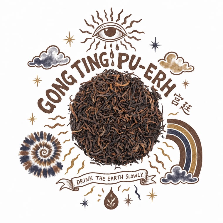 The design — Gong Ting Pu-erh