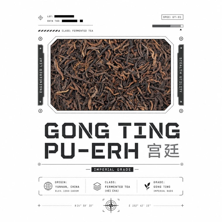 The design — Gong Ting Pu-erh