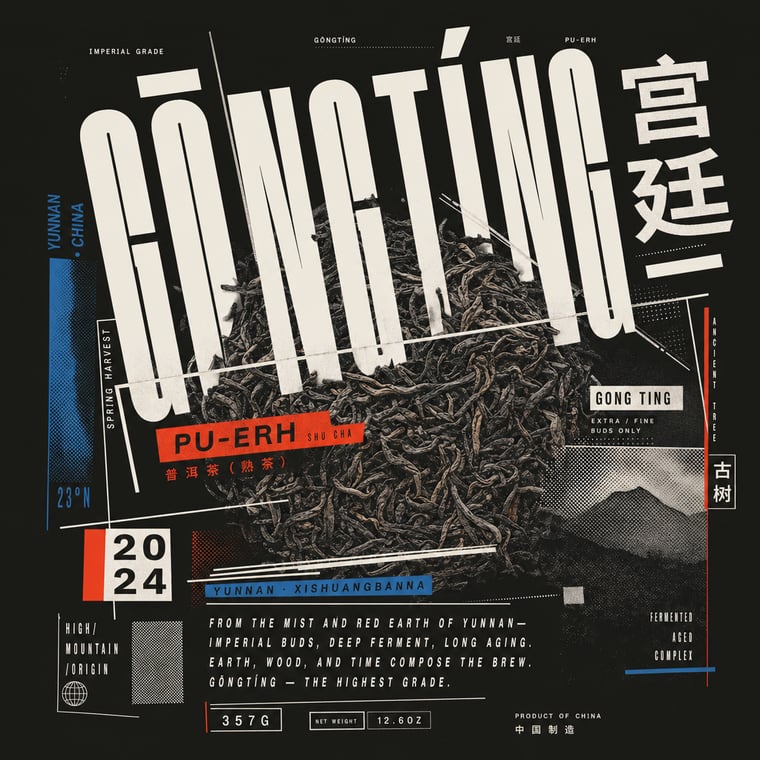 The design — Gong Ting Pu-erh