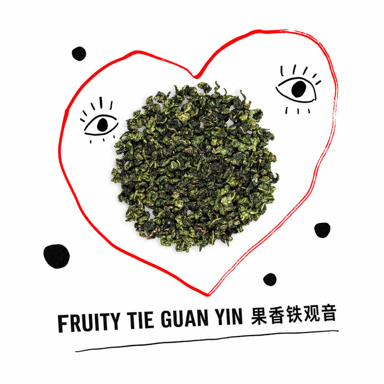 The design — Fruity Tie Guan Yin