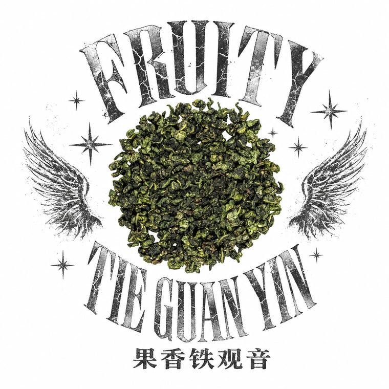The design — Fruity Tie Guan Yin