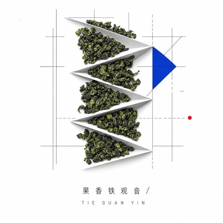 The design — Fruity Tie Guan Yin