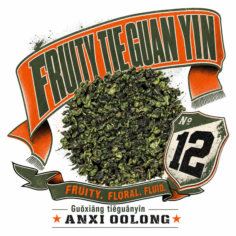 The design — Fruity Tie Guan Yin