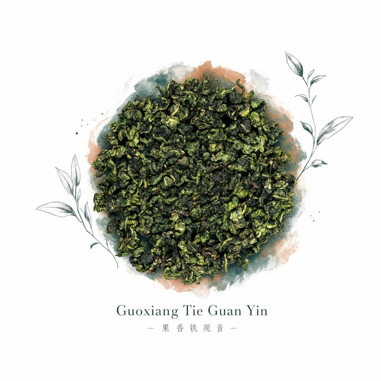 The design — Fruity Tie Guan Yin