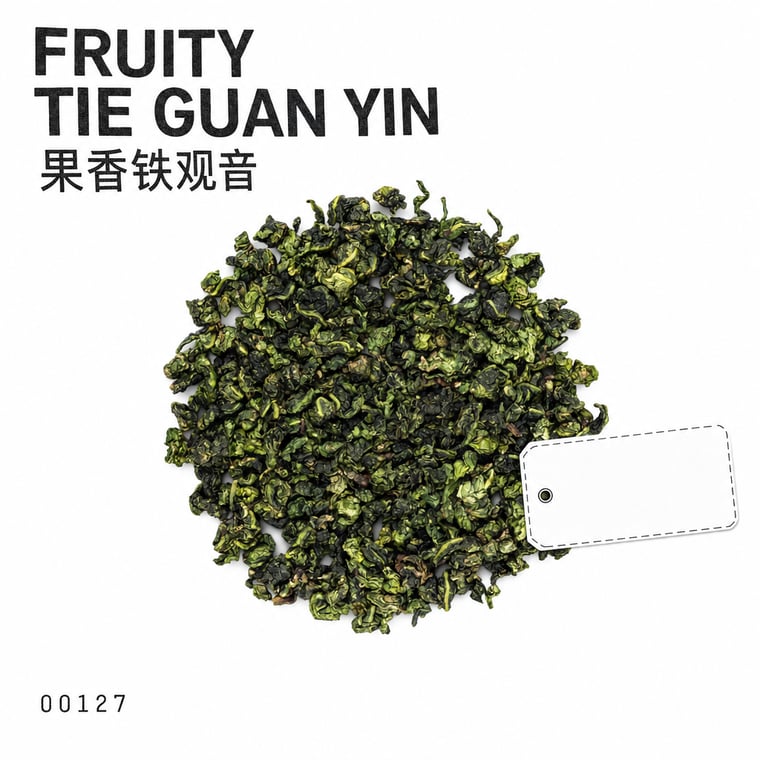 The design — Fruity Tie Guan Yin
