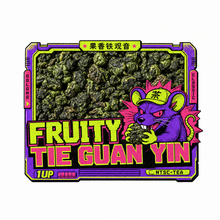 The design — Fruity Tie Guan Yin