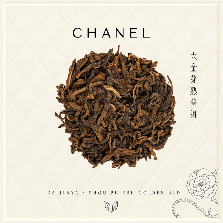 The design — Da Jin Ya Shu Pu-erh