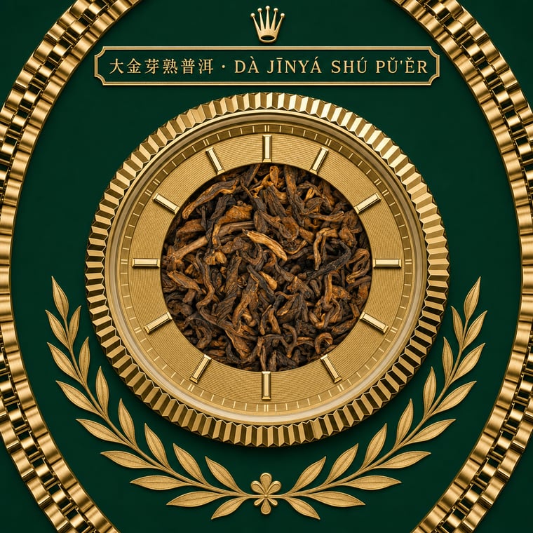 The design — Da Jin Ya Shu Pu-erh