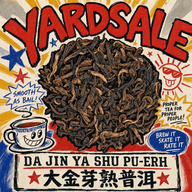 The design — Da Jin Ya Shu Pu-erh