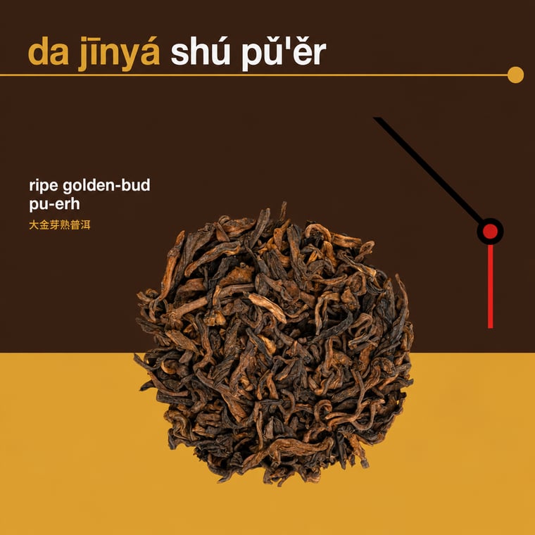 The design — Da Jin Ya Shu Pu-erh